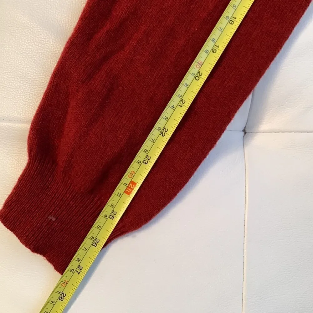 Club Room by Charter Club Maroon Red Wool Men’s Sweater Size L